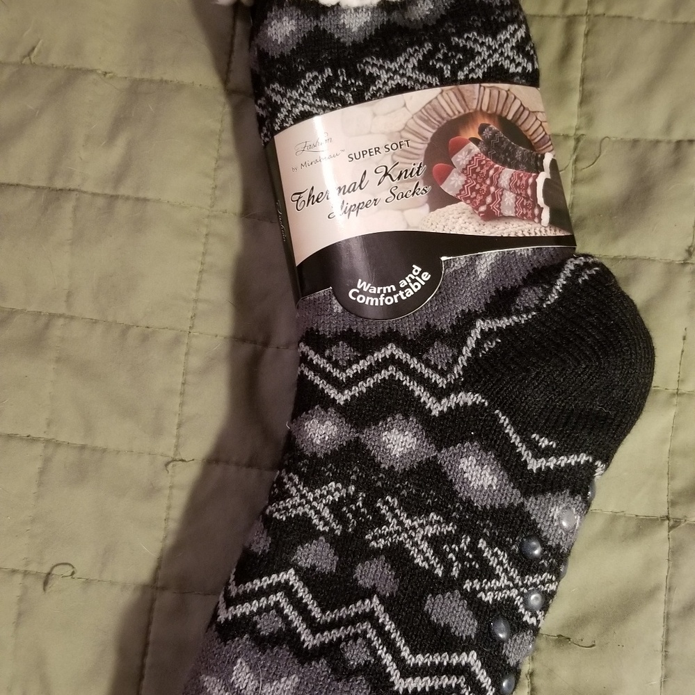 Thermal knit socks